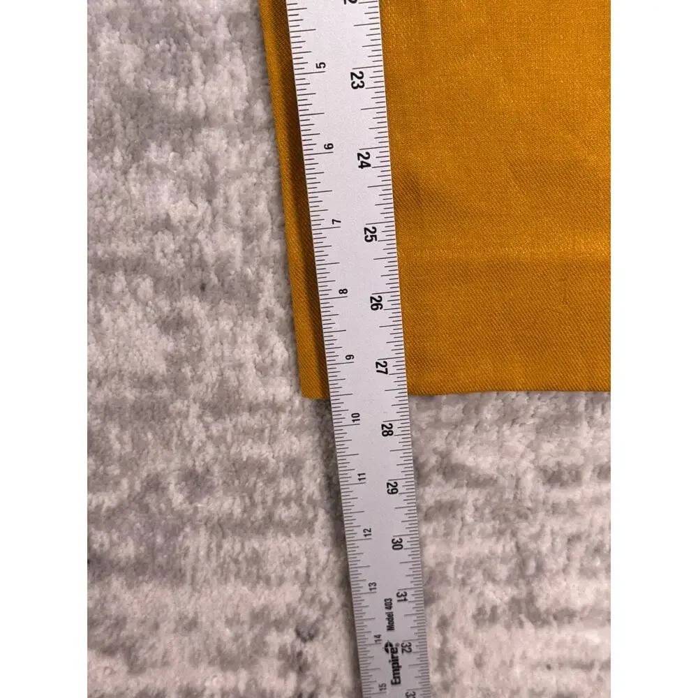 New Banana Republic Pants 2P Womens Yellow Linen Blend Wide Leg Trouser